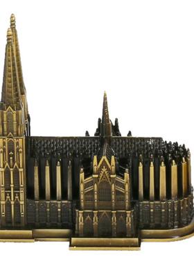 德国合金欧式办公摆件科隆大教堂