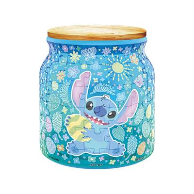 3djp卡通可爱立体收纳罐拼图96片