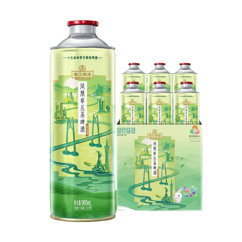 珠江啤酒凤凰单丛茶精酿三香融合