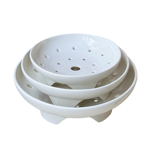 ok funny多用途陶瓷蒸格锅内高脚蒸架电饭煲土砂锅蒸肉菜专用蒸屉