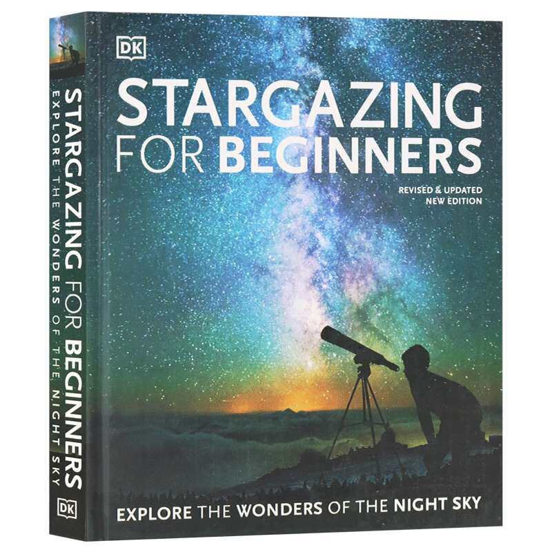 观星入门指南 英文原版 精装 Stargazing for Beginners DK初学者星空百科读物 太空 天空观察 探索星际科学读物 英文版进口书