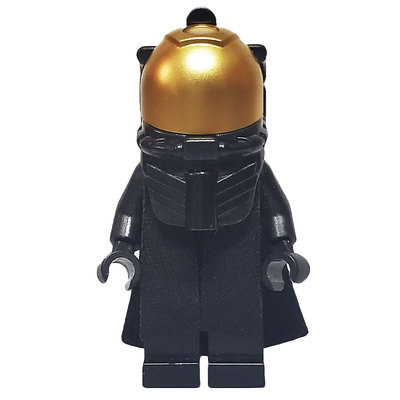 乐高lego人仔零配件工作衣金属黑