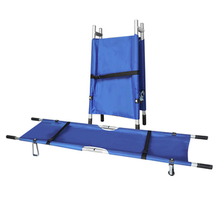 担架抬人家用上下楼梯老人折叠便携式铝合金医院简易应急救援单架