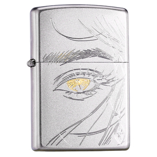 zippo正品打火机 眸含春水秋水含睛官方旗舰新年送男友情人节礼物