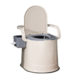 移动马桶成人坐便器孕妇家用便携式老年人便桶防臭便盆老人坐便椅