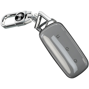 适用于吉利银河M9钥匙套全包透明钥匙包金属钥匙扣壳改装配件用品