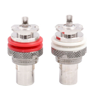 EIZZ莲花母座AV胆机功放RCA插座音频信号端子碲铜镀无镍铑 EZ-104