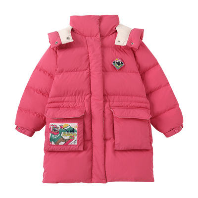 女童棉服加绒加厚保暖棉袄衣