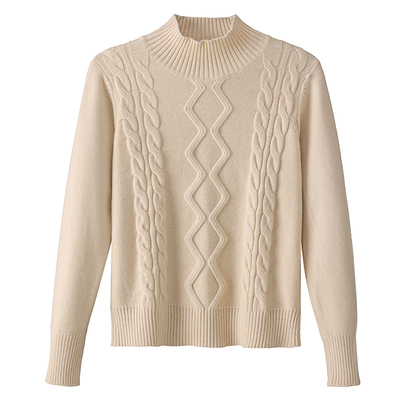 半高领短款毛衣女2025冬新款加厚