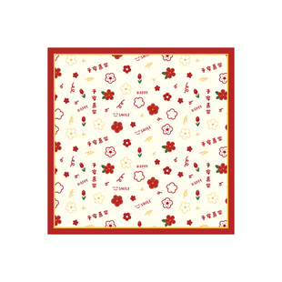 新年圆形餐桌布防水防油免洗圆桌布红色喜庆过年氛围感圆茶几台布