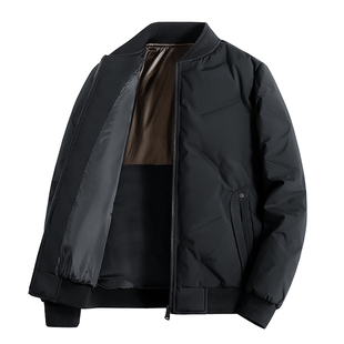 啄木鸟轻薄羽绒服男士新款2025外套男冬季鸭绒保暖加厚休闲男装潮