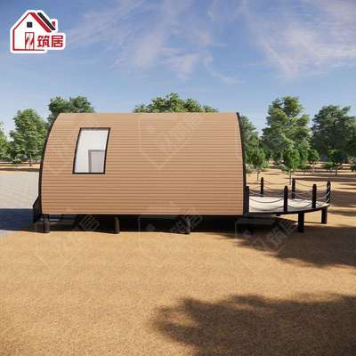 船屋景区沙滩民宿集成房屋餐饮住宿旅游建筑苹果舱三角钢制活动房