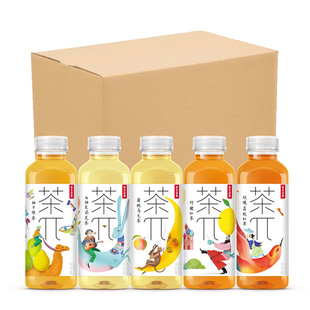 农夫山泉茶π茶饮料500ml*12瓶混合口味口感清爽夏日畅饮家庭分享
