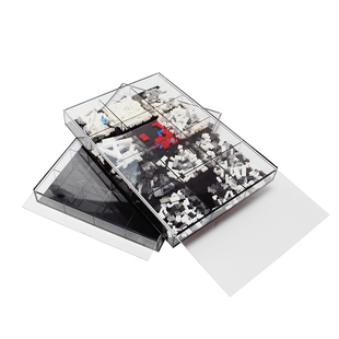 饰品收纳盒格盘透明亚克力格子分格盘珠宝首饰佛珠展示盒托盘