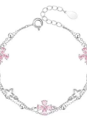 四叶花语手链blingbling叠戴神奇