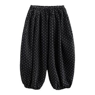 砚台家童装森系男童牛仔裤春秋新款儿童宽松灯笼裤宝宝束脚长裤子