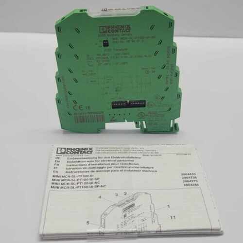 A LOT OF 2 PCS Phoenix Contact Transmitter MINI MCR-SL-PT100