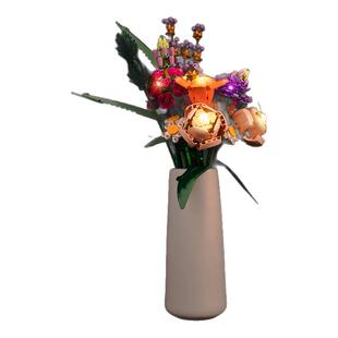 BrickBling适用乐高10280花束永生花益智积木拼装玩具灯饰灯光