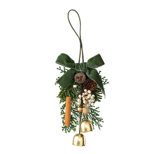 圣诞节装饰品圣诞铃铛花环挂件圣诞节装饰品氛围场景挂饰2025新品