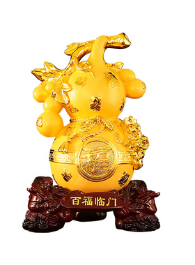 招财办公室葫芦摆件镇宅