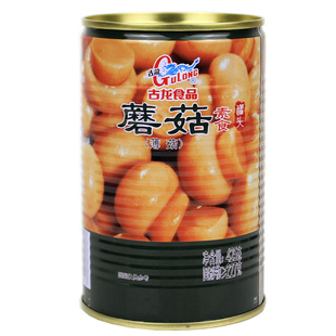 古龙蘑菇罐头425g一份3罐包邮装整颗香蘑菇炒菜即食草蘑菇食用菌