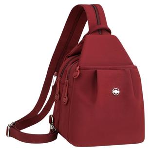 2025新款多功能多层双肩包小巧斜挎包休闲多功能小背包女士胸包女