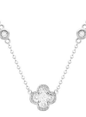 四序予幸精致四叶草项链七夕礼物