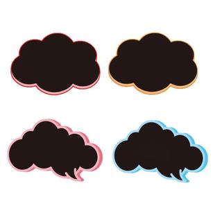 创意空白磁性黑板贴白板贴可擦写移除英语文教数学老师教学用教具课堂比赛公开课板书贴卡片神器磁吸铁磁力贴