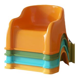 儿童塑料小凳子家用婴儿靠背椅宝宝凳子沙发小椅子卫生间防滑板凳