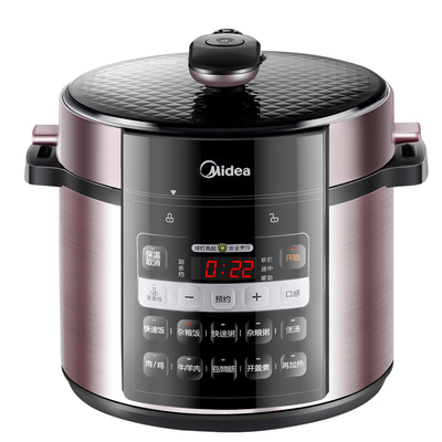 美的电压力锅家用双胆高压锅6升大容量多功能饭煲全自动官方正品