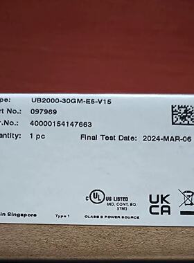 溢价-倍加福超声波 UB2000-30GM-E5-V15