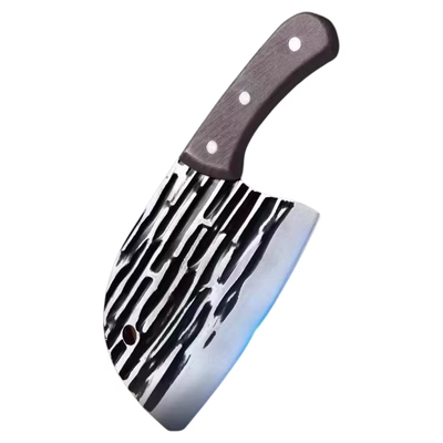 龙泉锻打菜刀圆头锋利杀鱼刀