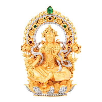 VISING珠宝绿度母吊坠