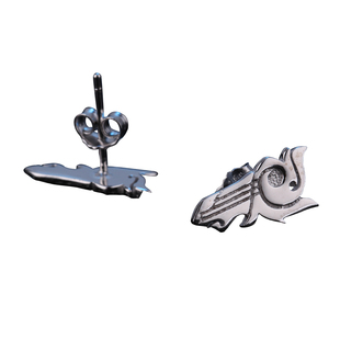 【剑网3正版同人授权】 剑三周边 唐门logo耳钉 925纯银耳钉