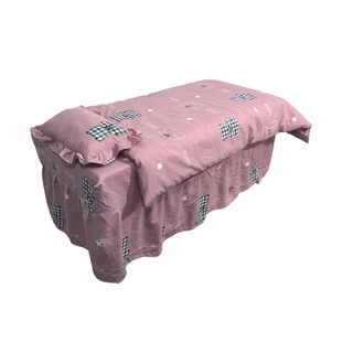 优肤棉熊猫床单被套卡通小恐龙床罩床笠按摩床裙小儿推拿床罩定制