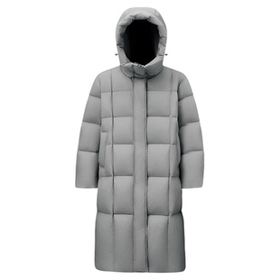 波司登25冬季新款休闲羽绒服女士过膝大长款加厚保暖廓形云感舒适