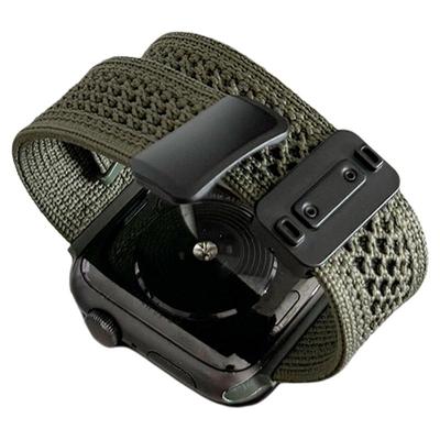 适用iwatch表带针织编织尼龙磁吸