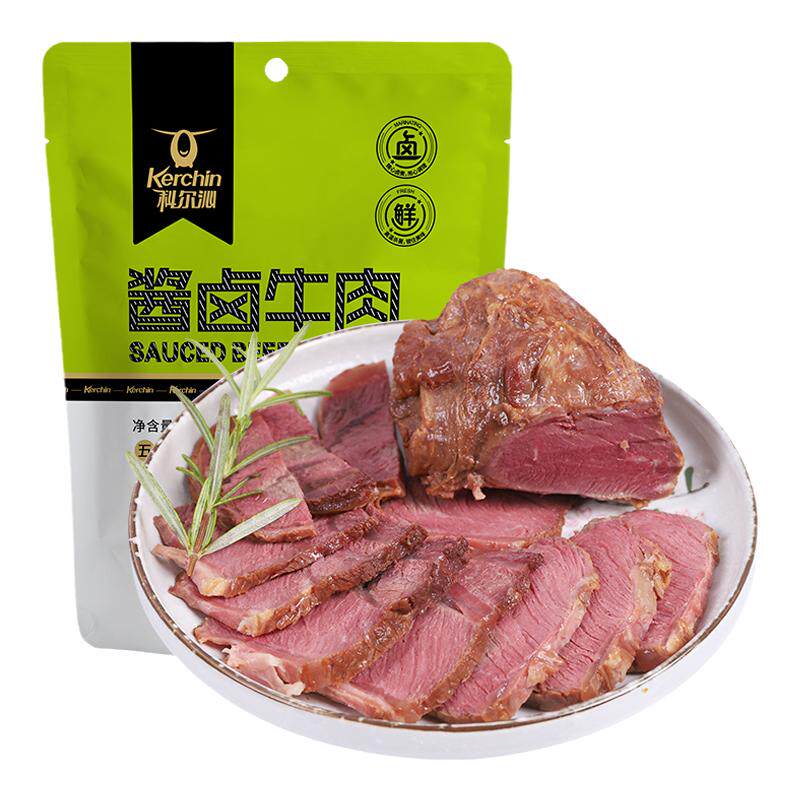 科尔沁酱卤牛肉五香味200g熟食腊味酱牛肉菜肴肉干肉脯零食小吃