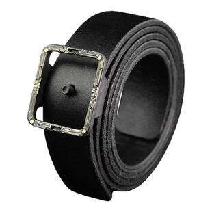 TITANER北斗作钛合金皮带扣男创意简约植鞣牛皮头层真皮腰带腰封