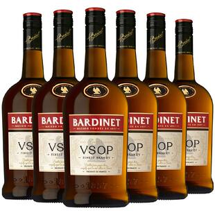 Bardinet必得利VSOP白兰地法国原装进口1L*6瓶
