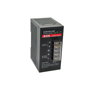 点石DOS导轨式开关电源供应器ECR-60-24P足功率24V2.5A质保三年