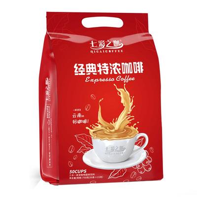 云南小粒三合一经典特浓咖啡