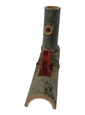 招财竹制装饰品流水摆件造景