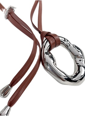 muer沐耳ins冷淡风毛衣链