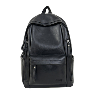 牧司英伦风双肩包女2026新款通勤复古软皮书包女大学生高级感背包