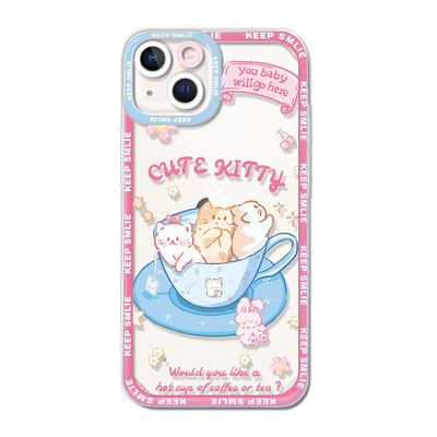 苹果16pro软胶可爱15手机壳