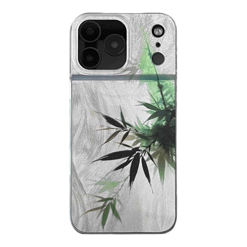 水烟竹新中式国风高级感手机壳