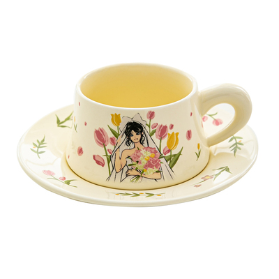 新婚咖啡杯碟礼盒套装结婚订婚