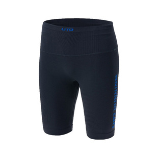 UTO悠途 压缩裤 专业马拉松跑步短裤运动五分裤紧身口袋裤越野女