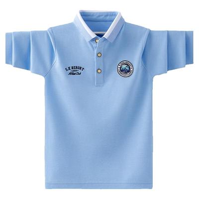 恒源祥上衣棉质长袖POLO衫男童